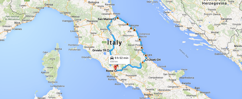 Illustration for article titled A Beginner's Guide To The Insanity Of Driving In Italy. Sort Of.Â